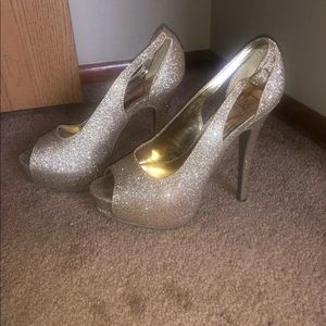 Material Girl Glitter Heels